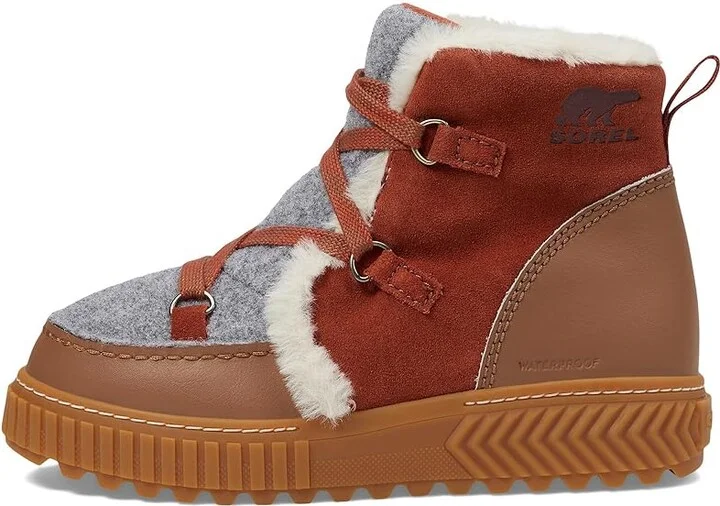 SOREL ONA AVEtm Alpine Boot Waterproof Women's Snow Shoes Velvet Tan/Sanguine : 5 B - Medium - Image 5