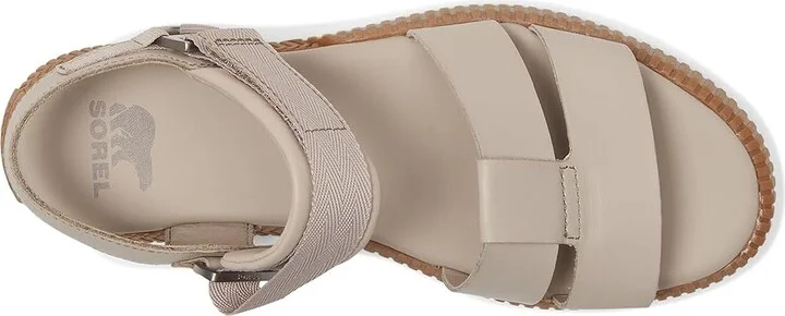 SOREL Ona Avetm Ankle Strap Flat Sandals Women's Sandals Crushed Clay/Gum : 10.5 B - Medium, Leather - Image 2