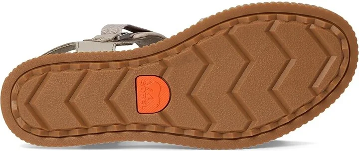 SOREL Ona Avetm Ankle Strap Flat Sandals Women's Sandals Crushed Clay/Gum : 10.5 B - Medium, Leather - Image 3
