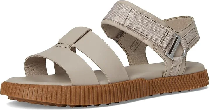 SOREL Ona Avetm Ankle Strap Flat Sandals Women's Sandals Crushed Clay/Gum : 10.5 B - Medium, Leather - Image 5
