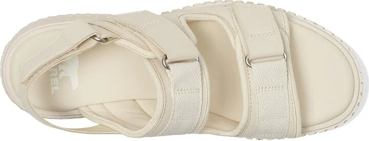SOREL Ona Avetm Multistrap Mid Sandals Women's Sandals Chalk/Chalk : 7 B - Medium, Leather - Image 2