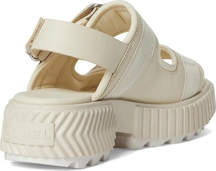 SOREL Ona Avetm Multistrap Mid Sandals Women's Sandals Chalk/Chalk : 7 B - Medium, Leather - Image 4