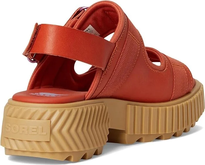 SOREL Ona Avetm Multistrap Mid Sandals Women's Sandals Tuscan/Aura : 6 B - Medium, Leather - Image 4