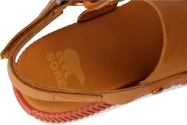 SOREL Ona Avetm Slingback Flat Sandals Women's Sandals Canyon Gold/Tuscan : 10.5 B - Medium, Leather - Image 7