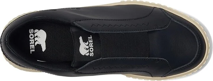 SOREL Ona Avetm Slip On Sneaker Women's Shoes Black/Chalk : 11 B - Medium, Suede - Image 2