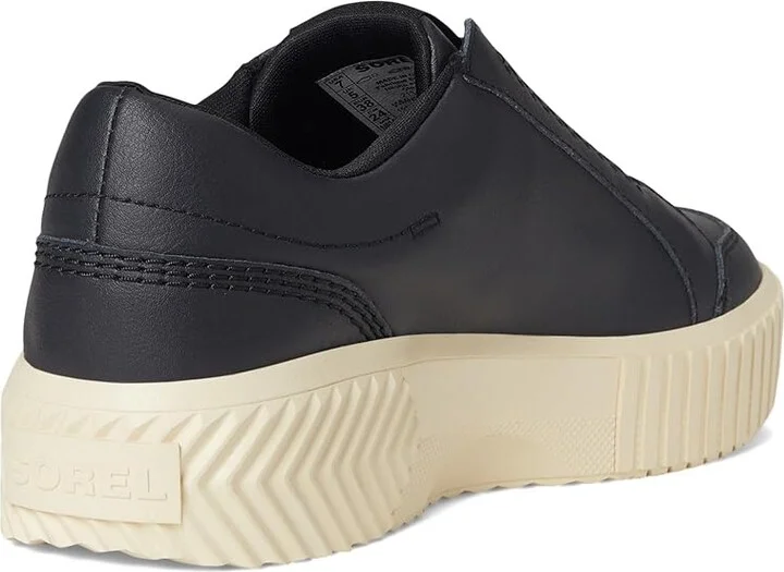 SOREL Ona Avetm Slip On Sneaker Women's Shoes Black/Chalk : 11 B - Medium, Suede - Image 4
