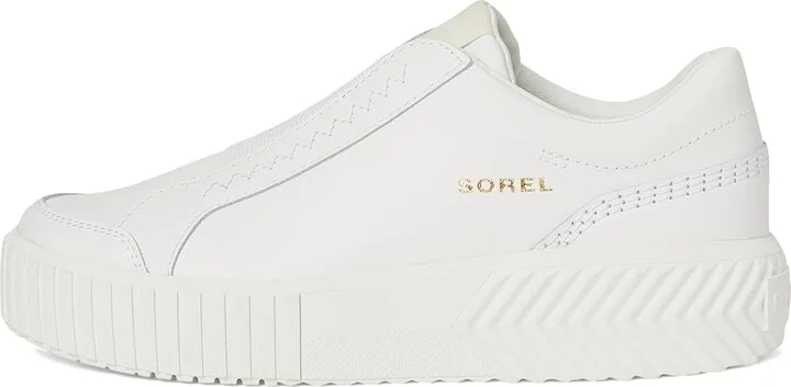 SOREL Ona Avetm Slip On Sneaker Women's Shoes Sea Salt/Chalk : 7 B - Medium, Suede - Image 6
