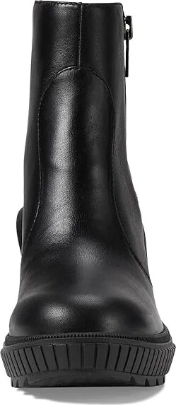 SOREL ONA AVEtm Zip Wedge High Women's Heels Shoes Black/Black : 8 B - Medium, Leather - Image 2