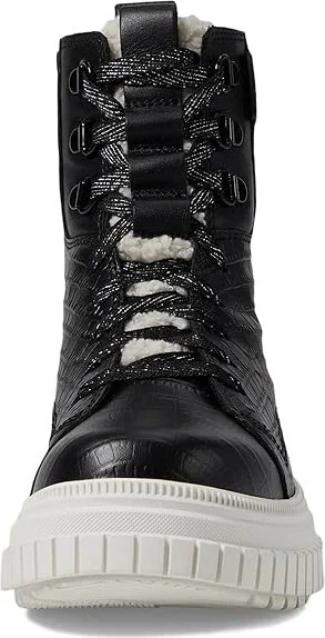 SOREL ONAtm AVE Boot Lace Lux Waterproof Women's Boots Black/Chalk : 6 B - Medium - Image 2