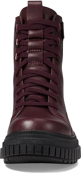 SOREL ONAtm AVE Boot Lace Waterproof Women's Boots Epic Plum/Black : 6.5 B - Medium, Leather - Image 2