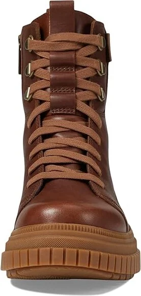 SOREL ONAtm AVE Boot Lace Waterproof Women's Boots Velvet Tan/Gum 2 : 10 B - Medium, Leather - Image 2