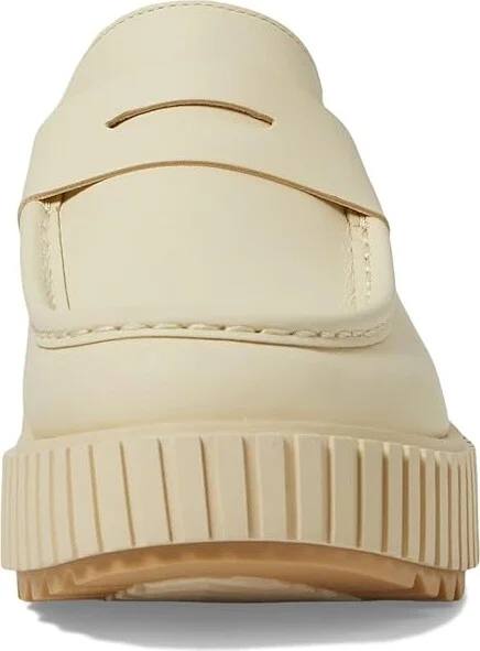 SOREL ONAtm AVE Loafer High Women's Heels Honey White/Sea Salt : 9.5 B - Medium, Leather - Image 2