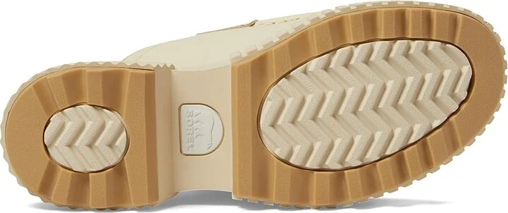 SOREL ONAtm AVE Loafer High Women's Heels Honey White/Sea Salt : 9.5 B - Medium, Leather - Image 3