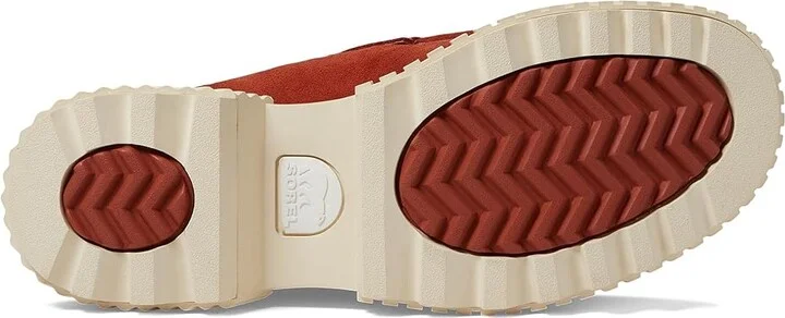 SOREL ONAtm AVE Loafer High Women's Heels Sanguine/Bleached Ceramic : 8.5 B - Medium, Leather - Image 3