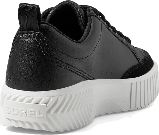 SOREL ONAtm AVE Low Sneaker Women's Shoes Black/Sea Salt : 6.5 B - Medium, Leather - Image 4