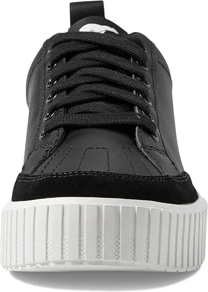 SOREL ONAtm AVE Low Sneaker Women's Shoes Black/Sea Salt : 6.5 B - Medium, Leather - Image 5