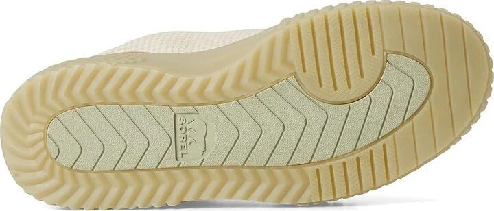 SOREL ONAtm AVE Low Sneaker Women's Shoes Bleached Ceramic/Light Aloe : 10.5 B - Medium, Leather/Suede - Image 3