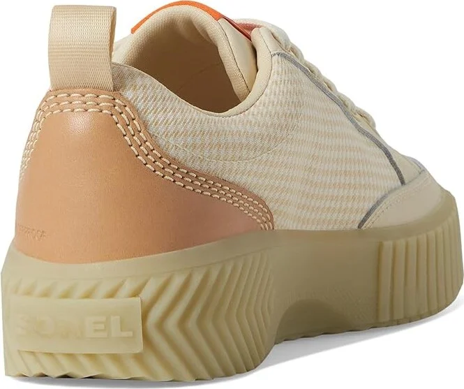 SOREL ONAtm AVE Low Sneaker Women's Shoes Bleached Ceramic/Light Aloe : 10.5 B - Medium, Leather/Suede - Image 4