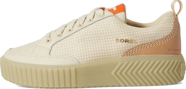 SOREL ONAtm AVE Low Sneaker Women's Shoes Bleached Ceramic/Light Aloe : 10.5 B - Medium, Leather/Suede - Image 6