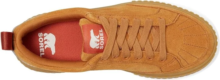 SOREL ONAtm AVE Low Sneaker Women's Shoes Canyon Gold/Gum : 8 B - Medium, Leather - Image 2
