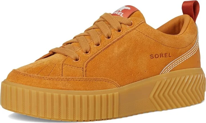 SOREL ONAtm AVE Low Sneaker Women's Shoes Canyon Gold/Gum : 8 B - Medium, Leather - Image 5