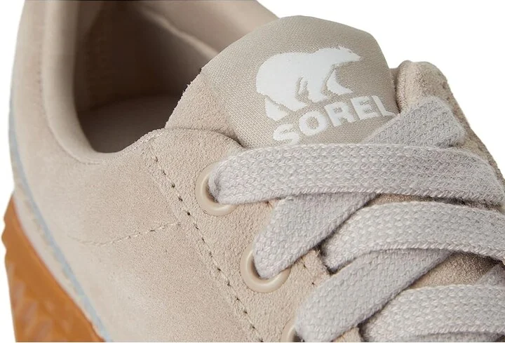 SOREL ONAtm AVE Low Sneaker Women's Shoes Crushed Clay/Gum : 7 B - Medium, Leather - Image 7