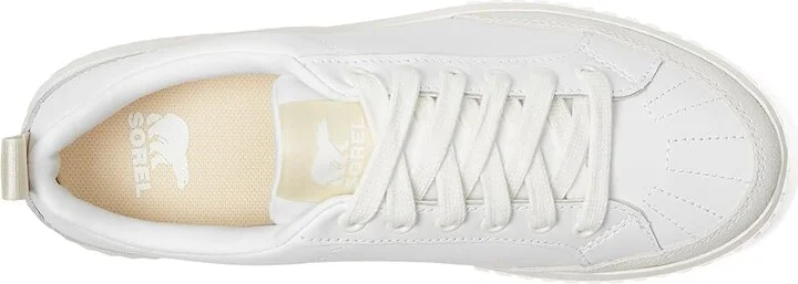 SOREL ONAtm AVE Low Sneaker Women's Shoes Sea Salt/Bleached Ceramic : 7.5 B - Medium, Leather - Image 2