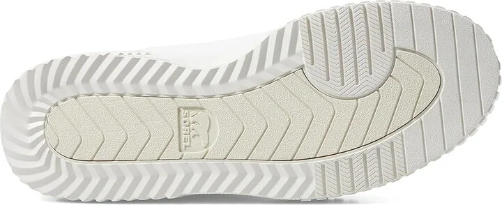 SOREL ONAtm AVE Low Sneaker Women's Shoes Sea Salt/Bleached Ceramic : 7.5 B - Medium, Leather - Image 3