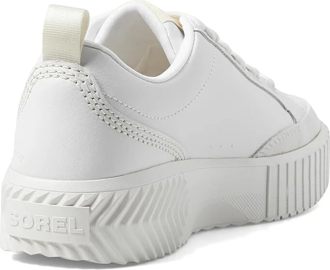 SOREL ONAtm AVE Low Sneaker Women's Shoes Sea Salt/Bleached Ceramic : 7.5 B - Medium, Leather - Image 4