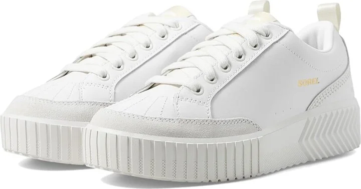 SOREL ONAtm AVE Low Sneaker Women's Shoes Sea Salt/Bleached Ceramic : 7.5 B - Medium, Leather