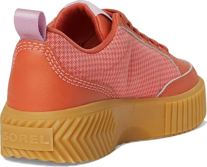 SOREL ONAtm AVE Low Sneaker Women's Shoes Tuscan/Gum : 6.5 B - Medium, Leather/Suede - Image 4