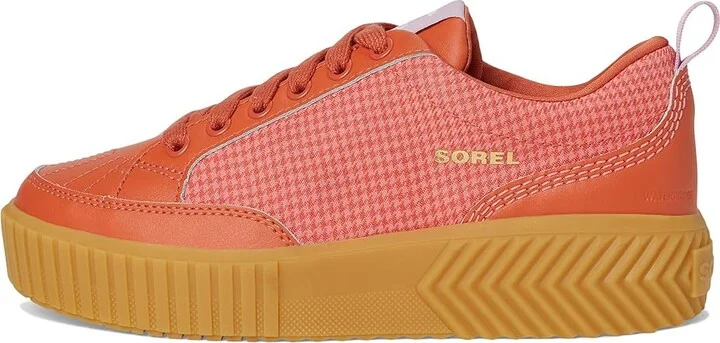 SOREL ONAtm AVE Low Sneaker Women's Shoes Tuscan/Gum : 6.5 B - Medium, Leather/Suede - Image 6