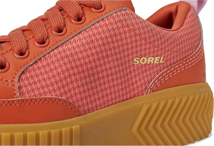 SOREL ONAtm AVE Low Sneaker Women's Shoes Tuscan/Gum : 6.5 B - Medium, Leather/Suede - Image 7