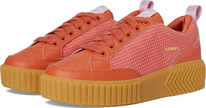 SOREL ONAtm AVE Low Sneaker Women's Shoes Tuscan/Gum : 6.5 B - Medium, Leather/Suede