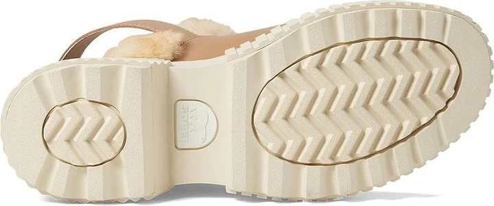 SOREL ONAtm AVE Mule Women's Slippers Tawny Buff/Bleached Ceramic : 9 B - Medium, Faux Fur/Leather - Image 3