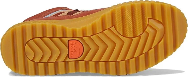 SOREL ONAtm AVE Trek Boot Waterproof Women's Snow Shoes Sanguine/Arctic Seas : 7 B - Medium, Leather/Suede - Image 3