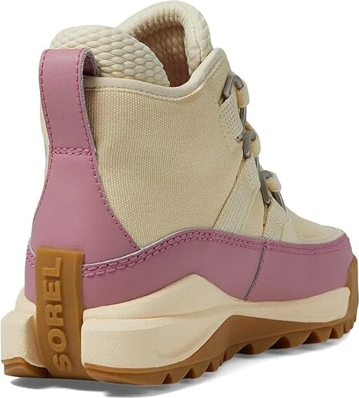 SOREL ONAtm RMX Chukka Plus Waterproof Women's Snow Shoes Honey White/Mauve Haze : 8 B - Medium, Canvas/Leather - Image 4