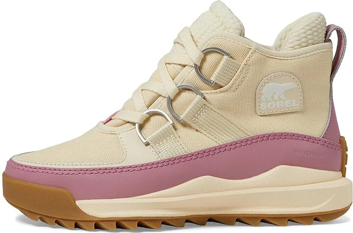 SOREL ONAtm RMX Chukka Plus Waterproof Women's Snow Shoes Honey White/Mauve Haze : 8 B - Medium, Canvas/Leather - Image 6