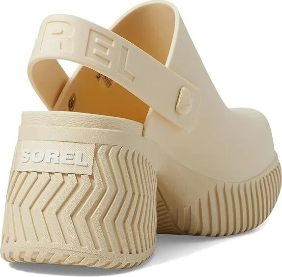 SOREL ONAtm Streetworks Heel Clog Women's Shoes Honey White/Sea Salt : 10 B - Medium, Synthetic - Image 4