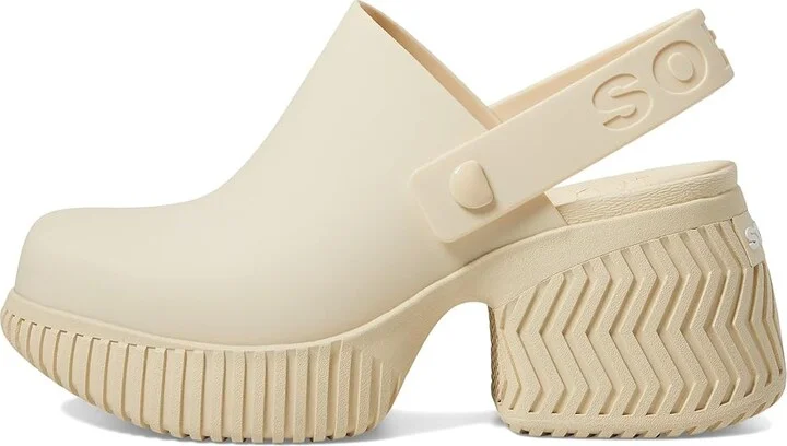 SOREL ONAtm Streetworks Heel Clog Women's Shoes Honey White/Sea Salt : 10 B - Medium, Synthetic - Image 5
