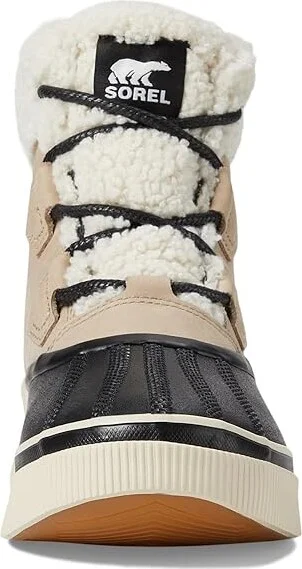 SOREL Out N Abouttm IV Chillz Waterproof Women's Snow Shoes Omega Taupe/Black : 10 B - Medium, Leather - Image 2