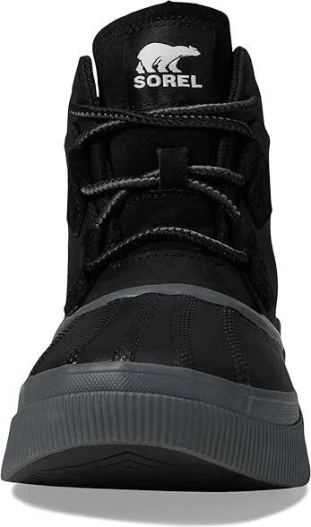 SOREL Out N Abouttm IV Classic Waterproof Women's Rain Boots Black/Grill : 11 B - Medium, Leather/Suede - Image 2