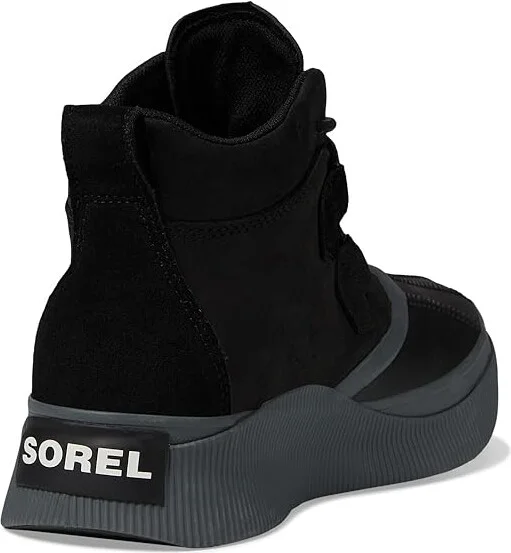 SOREL Out N Abouttm IV Classic Waterproof Women's Rain Boots Black/Grill : 11 B - Medium, Leather/Suede - Image 4