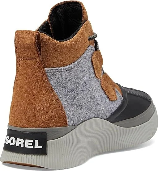 SOREL Out N Abouttm IV Classic Waterproof Women's Rain Boots Taffy/Dove : 7 B - Medium, Leather/Suede - Image 4