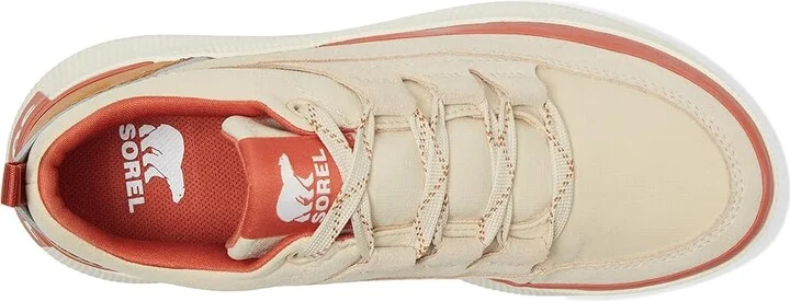 SOREL Out N Abouttm IV Low Sneaker Waterproof Women's Shoes Bleached Ceramic/Tuscan : 5.5 B - Medium, Synthetic - Image 2