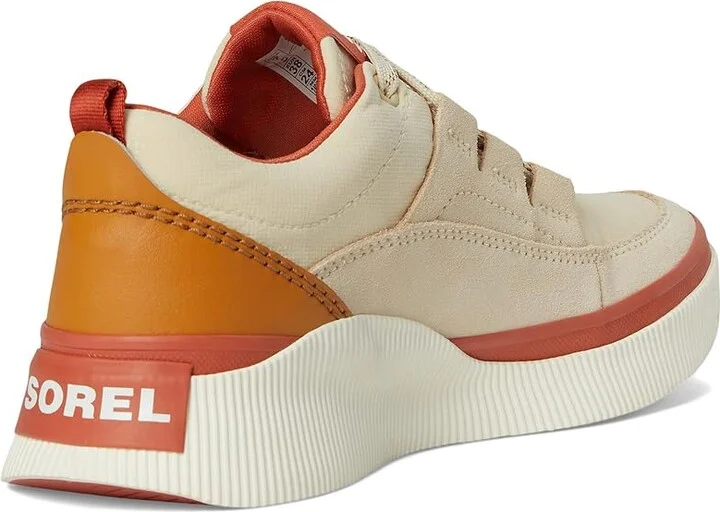 SOREL Out N Abouttm IV Low Sneaker Waterproof Women's Shoes Bleached Ceramic/Tuscan : 5.5 B - Medium, Synthetic - Image 4