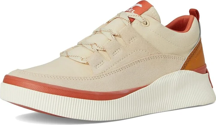 SOREL Out N Abouttm IV Low Sneaker Waterproof Women's Shoes Bleached Ceramic/Tuscan : 5.5 B - Medium, Synthetic - Image 5