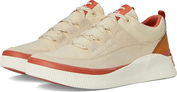 SOREL Out N Abouttm IV Low Sneaker Waterproof Women's Shoes Bleached Ceramic/Tuscan : 5.5 B - Medium, Synthetic