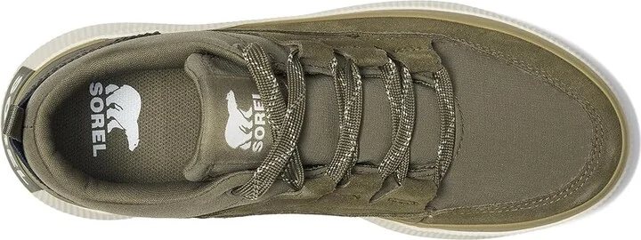 SOREL Out N Abouttm IV Low Sneaker Waterproof Women's Shoes Stone Green/Chalk : 6 B - Medium, Synthetic - Image 2
