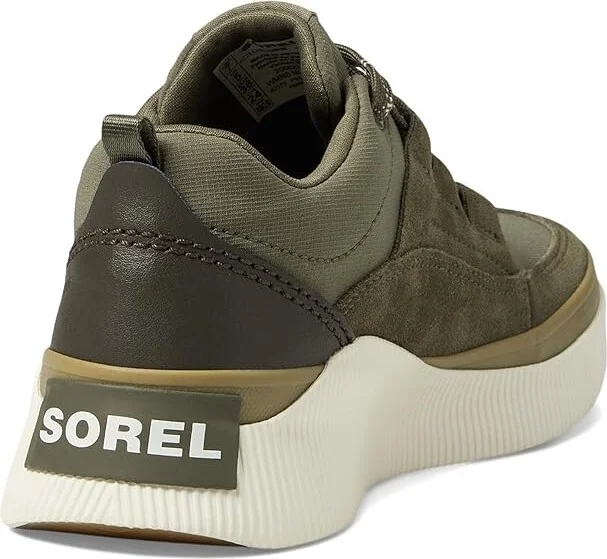 SOREL Out N Abouttm IV Low Sneaker Waterproof Women's Shoes Stone Green/Chalk : 6 B - Medium, Synthetic - Image 4